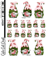 Watermelon Gnomes || Deco Sheet